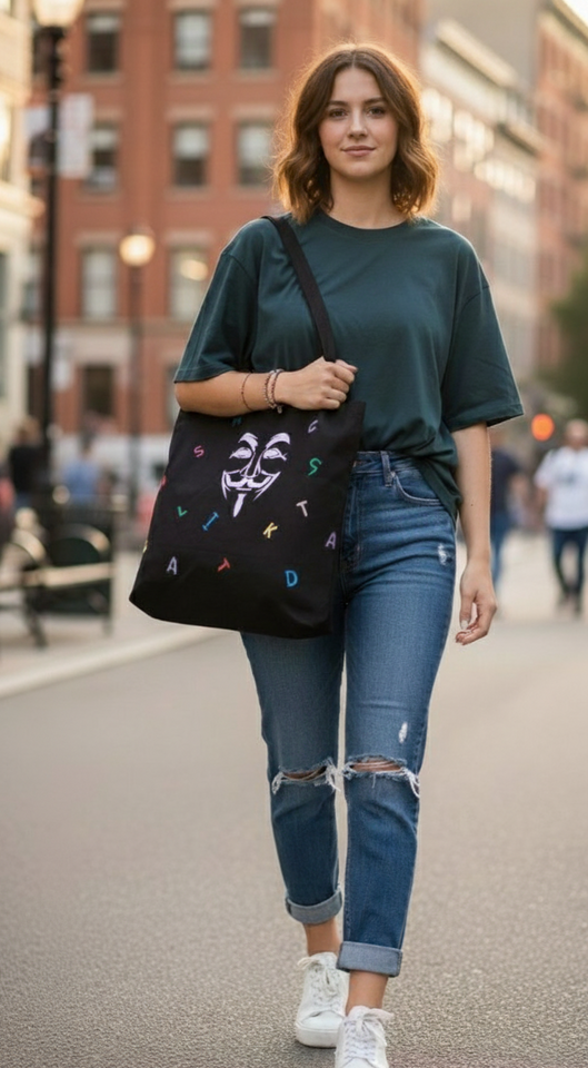 Fawkes Canvas Tote Bag