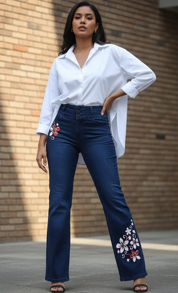 Floral Bloom Jeans